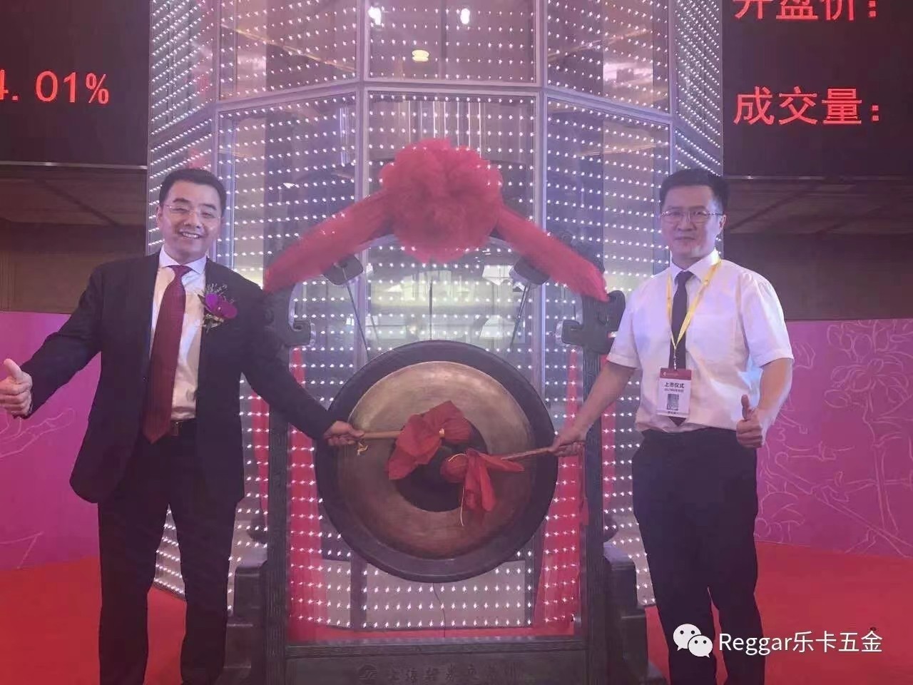 【Reggar安博官方（中国）总部】安博官方（中国）总部热烈祝贺志邦厨柜成功上市